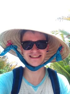 River Tour on the Mekong Delta - you get used to taking tourist selfies when travelling on your own 