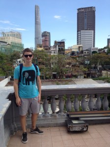 View of city from the Ho Chi Minh City Museum.