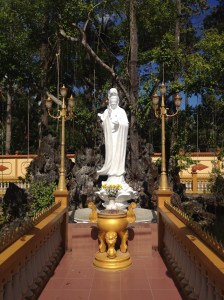 One of the more solemn shrines at the temple.