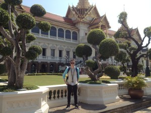 Myself  in front of the Grand Palace.