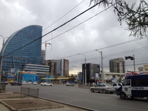 The "ugly cityscape" of Ulaanabaatar.