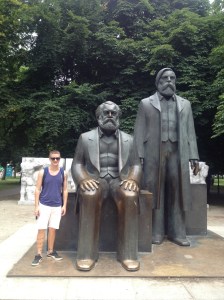 The Karl Marx statue.