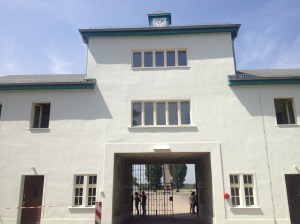 Main gate through which prisoners were escorted.