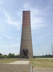 The memorial obelisk.