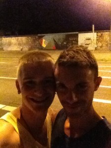 Pre-'not getting into Berghain' selfies with Dane.