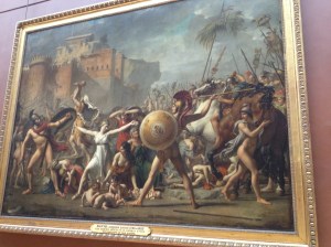 Artistic depiction of ancient wars.