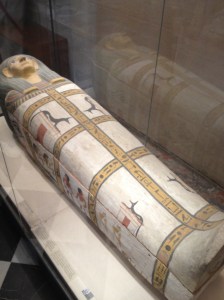 Ancient Egyptian coffin.