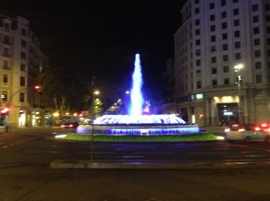 Some of the pretty sights in Barcelona that I stumbled across on my way to the club.