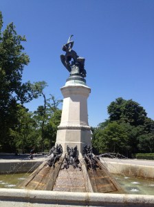 The statue of the Fallen Angel.