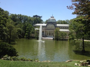 The beautiful Palacio de Cristal.