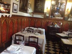 Inside the oldest restaurant in the world.