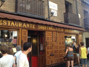 Restaurante Sobrino de Botín - the oldest restaurant in the world.