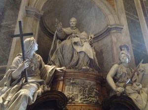 One of the many statues inside St Peter's Basilica. Unfortunately, I am unable to recall it's name. 