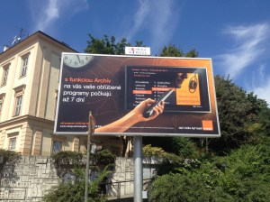 Slovak billboard - I was limited in the sights I was able to photograph, okay?