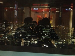 The view from the bar at SUSHISAMBA.