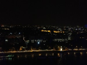 London lights stretching into the horizon. 