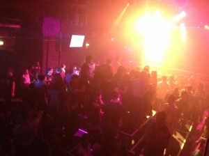 The crowds at G-A-Y Heaven.