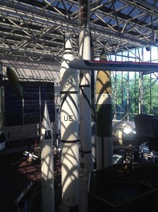 Space shuttle in the Air and Space Museum. 