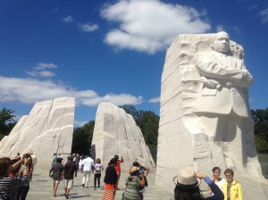 The memorial was created as a visual representation of some of his most empowering words.