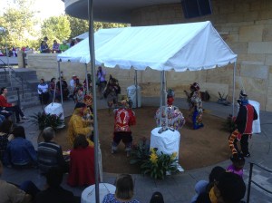 Show and dance featuring featuring some traditional native North American culture. 