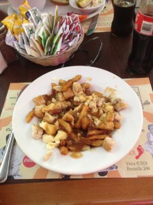 The disgustingly delicious poutine. 