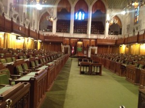 The Commons chambers. 