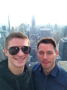 Ralf and I at the Top of the Rock. 