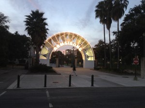 Entrance to Louis Armstrong Park.