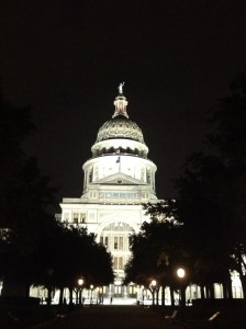 Capitol by night. 