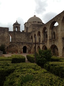 In the grounds of Mission San José. 