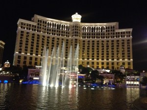 The famous Bellagio Hotel. 